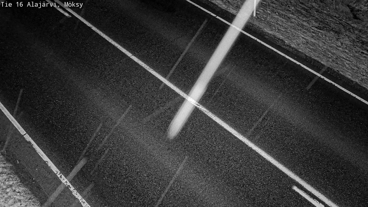Weather Camera Image Road 16 Alajärvi, Möksy, Alajärvi, Etelä-Pohjanmaa