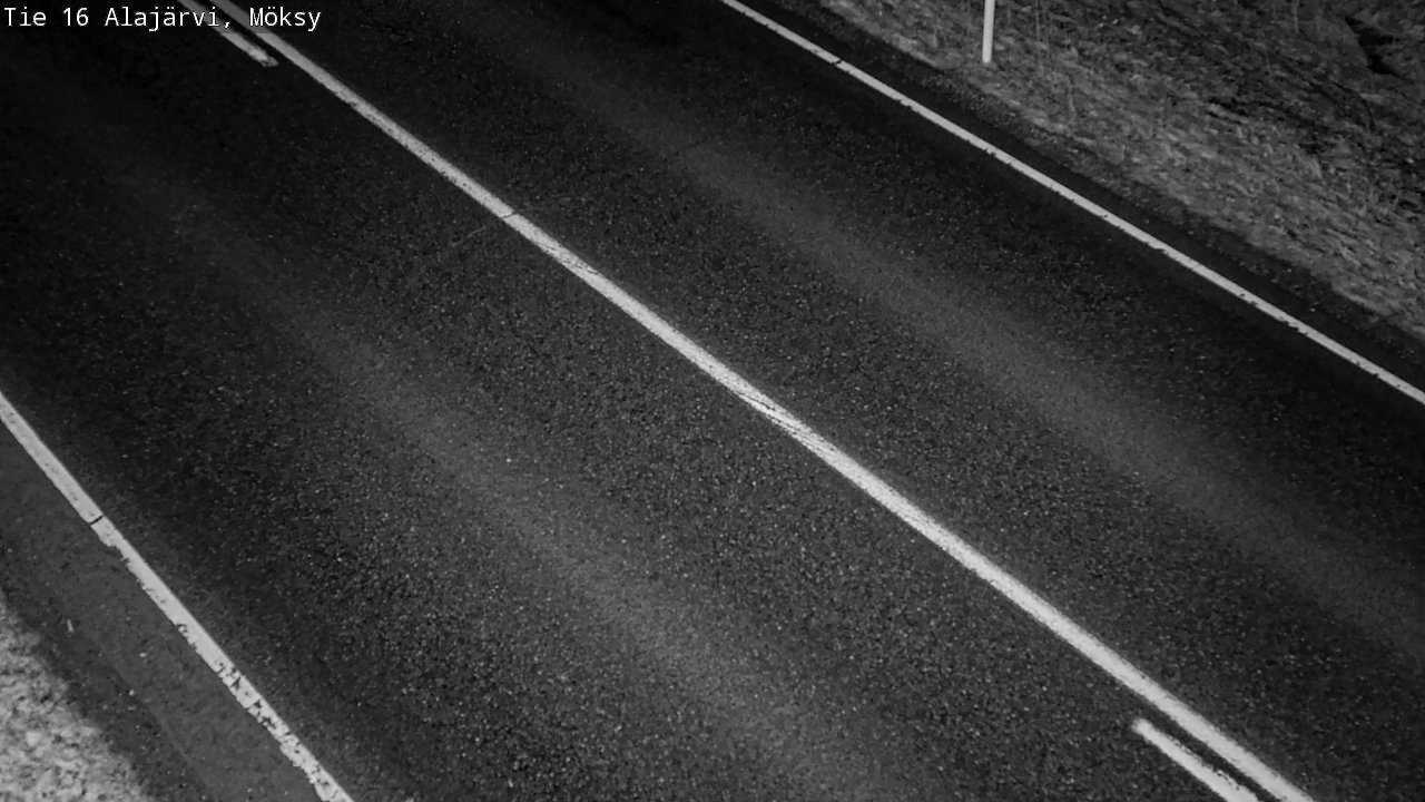 Weather Camera Image Road 16 Alajärvi, Möksy, Alajärvi, Etelä-Pohjanmaa