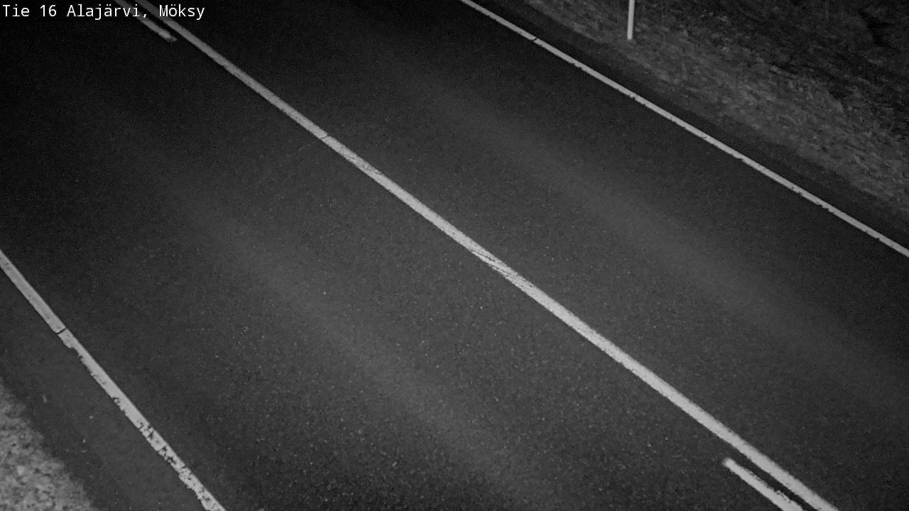 Weather Camera Image Road 16 Alajärvi, Möksy, Alajärvi, Etelä-Pohjanmaa