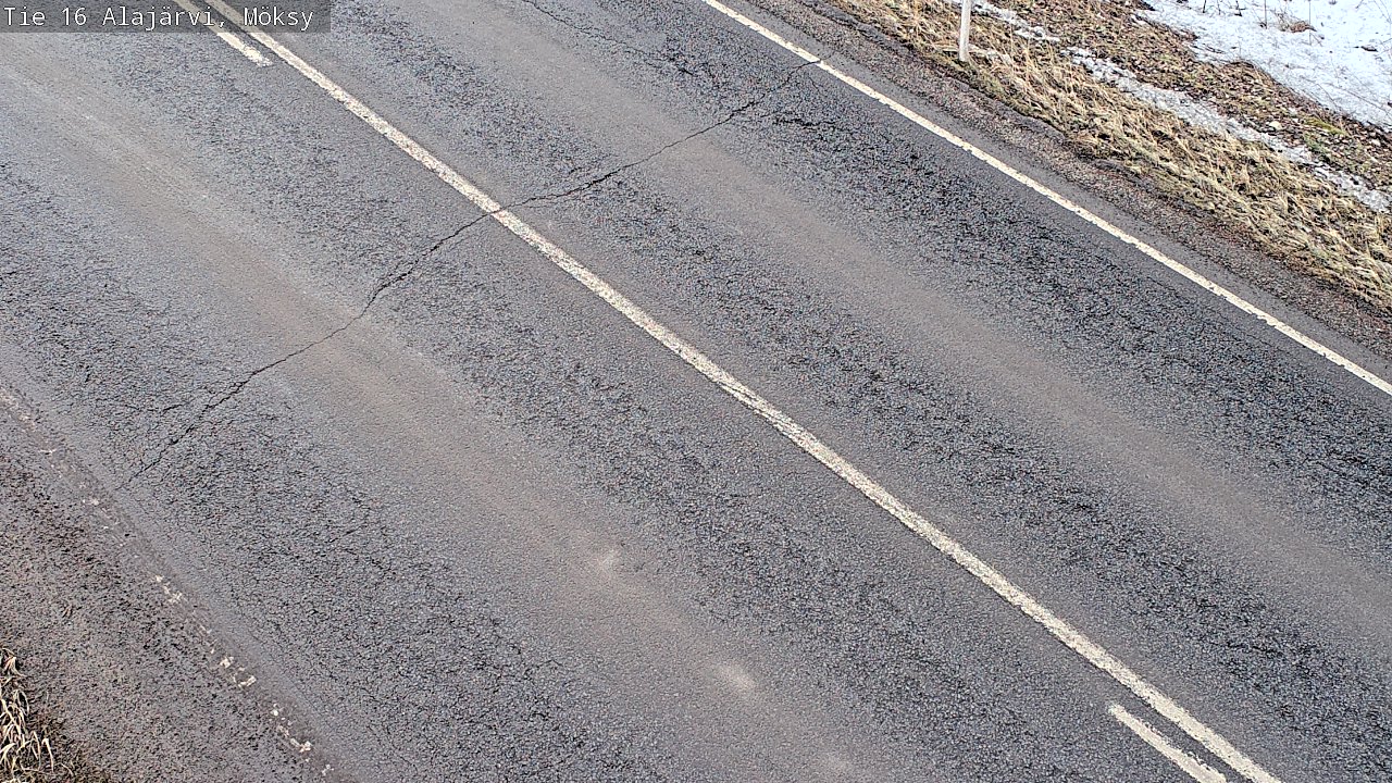 Weather Camera Image Väg 16 Alajärvi, Möksy, Alajärvi, Etelä-Pohjanmaa