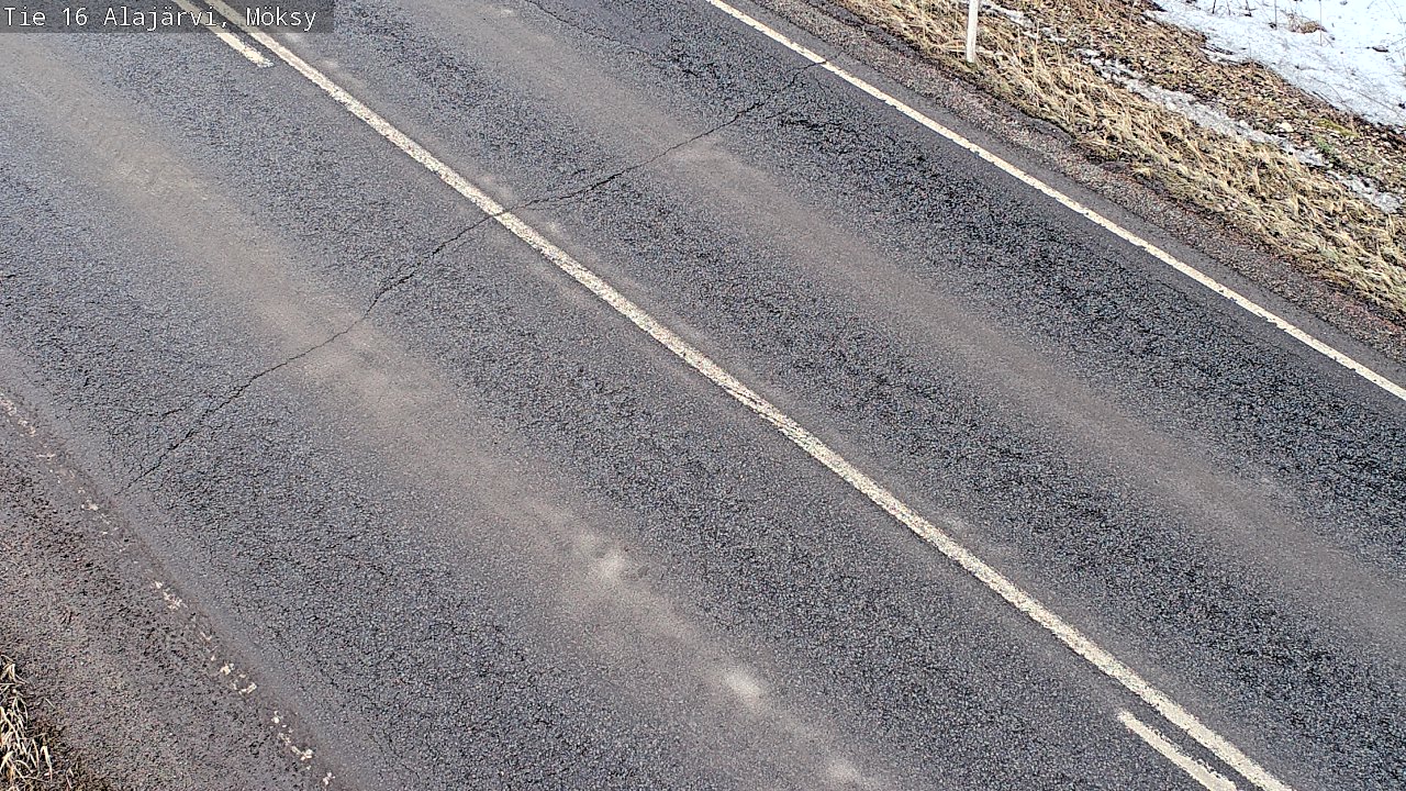 Weather Camera Image Väg 16 Alajärvi, Möksy, Alajärvi, Etelä-Pohjanmaa