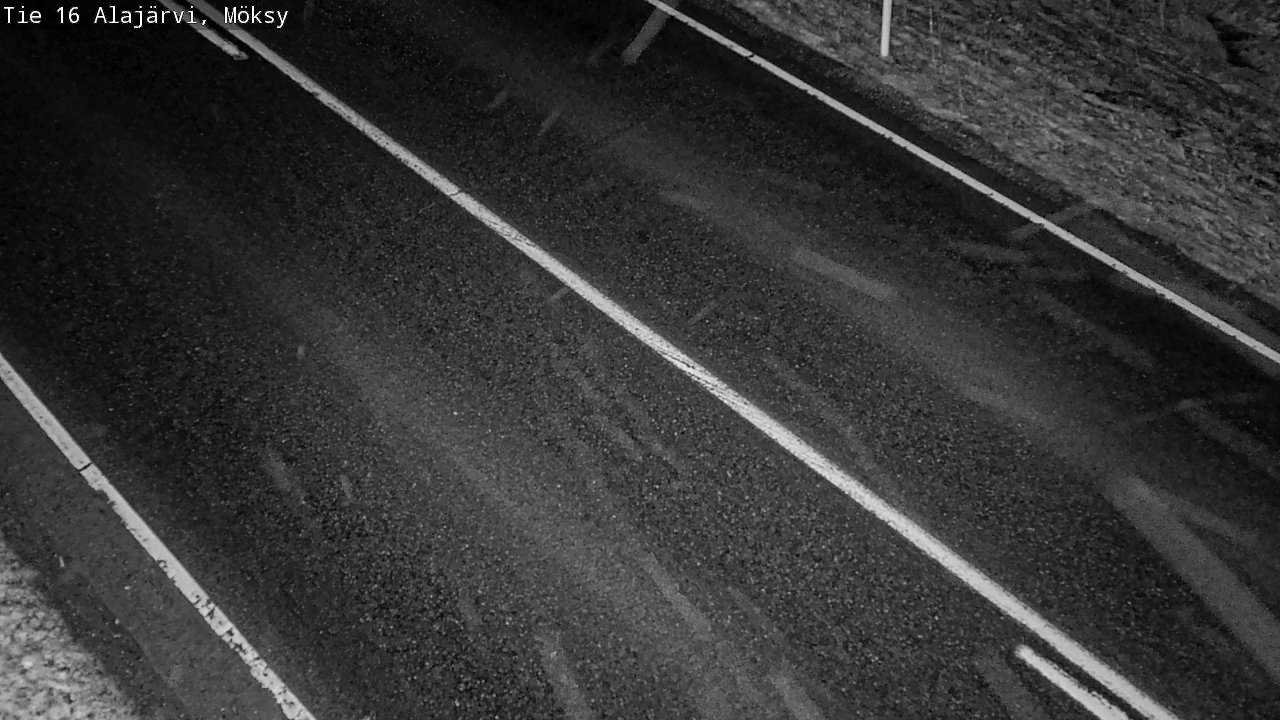Weather Camera Image Road 16 Alajärvi, Möksy, Alajärvi, Etelä-Pohjanmaa