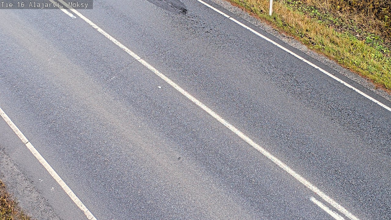 Weather Camera Image Väg 16 Alajärvi, Möksy, Alajärvi, Etelä-Pohjanmaa