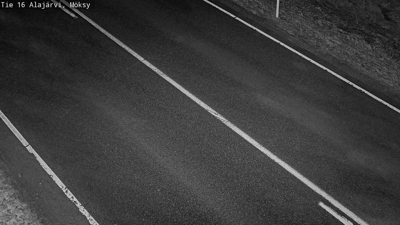 Weather Camera Image Road 16 Alajärvi, Möksy, Alajärvi, Etelä-Pohjanmaa
