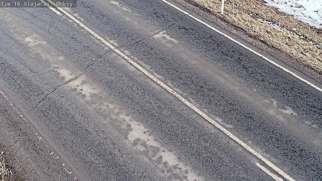 Weather Camera Image Väg 16 Alajärvi, Möksy, Alajärvi, Etelä-Pohjanmaa