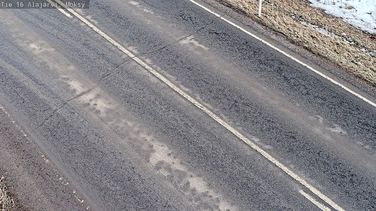 Weather Camera Image Väg 16 Alajärvi, Möksy, Alajärvi, Etelä-Pohjanmaa
