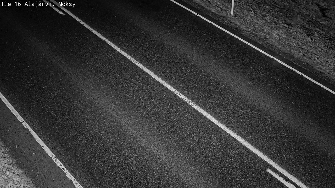 Weather Camera Image Road 16 Alajärvi, Möksy, Alajärvi, Etelä-Pohjanmaa