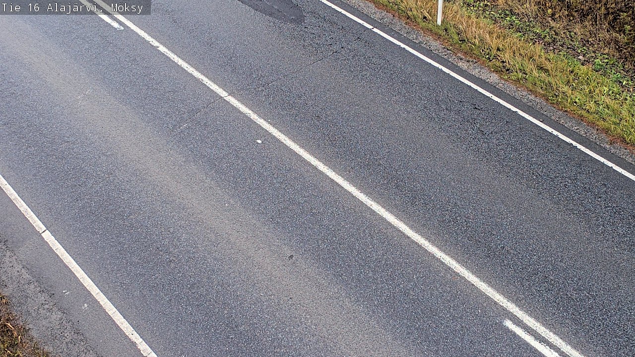 Weather Camera Image Väg 16 Alajärvi, Möksy, Alajärvi, Etelä-Pohjanmaa