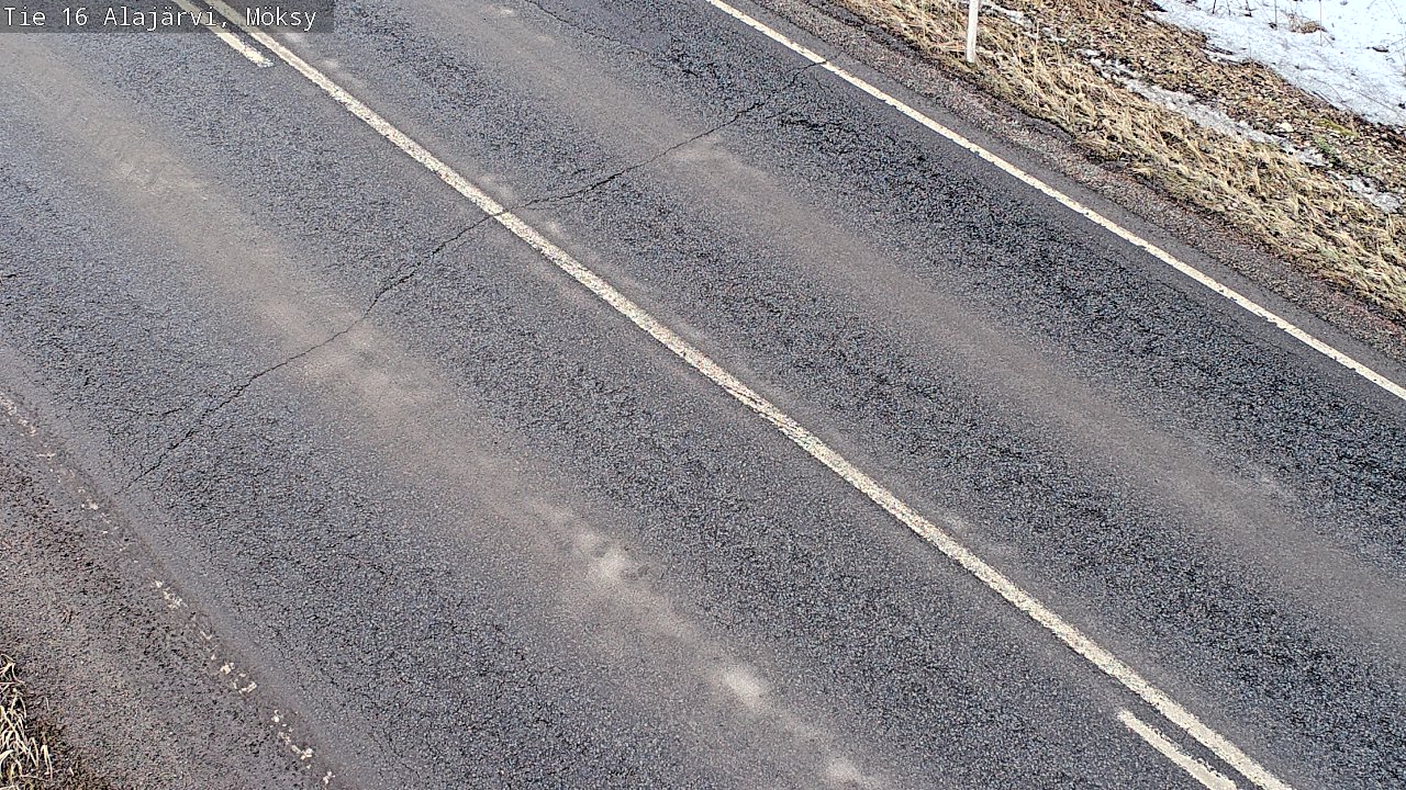 Weather Camera Image Väg 16 Alajärvi, Möksy, Alajärvi, Etelä-Pohjanmaa