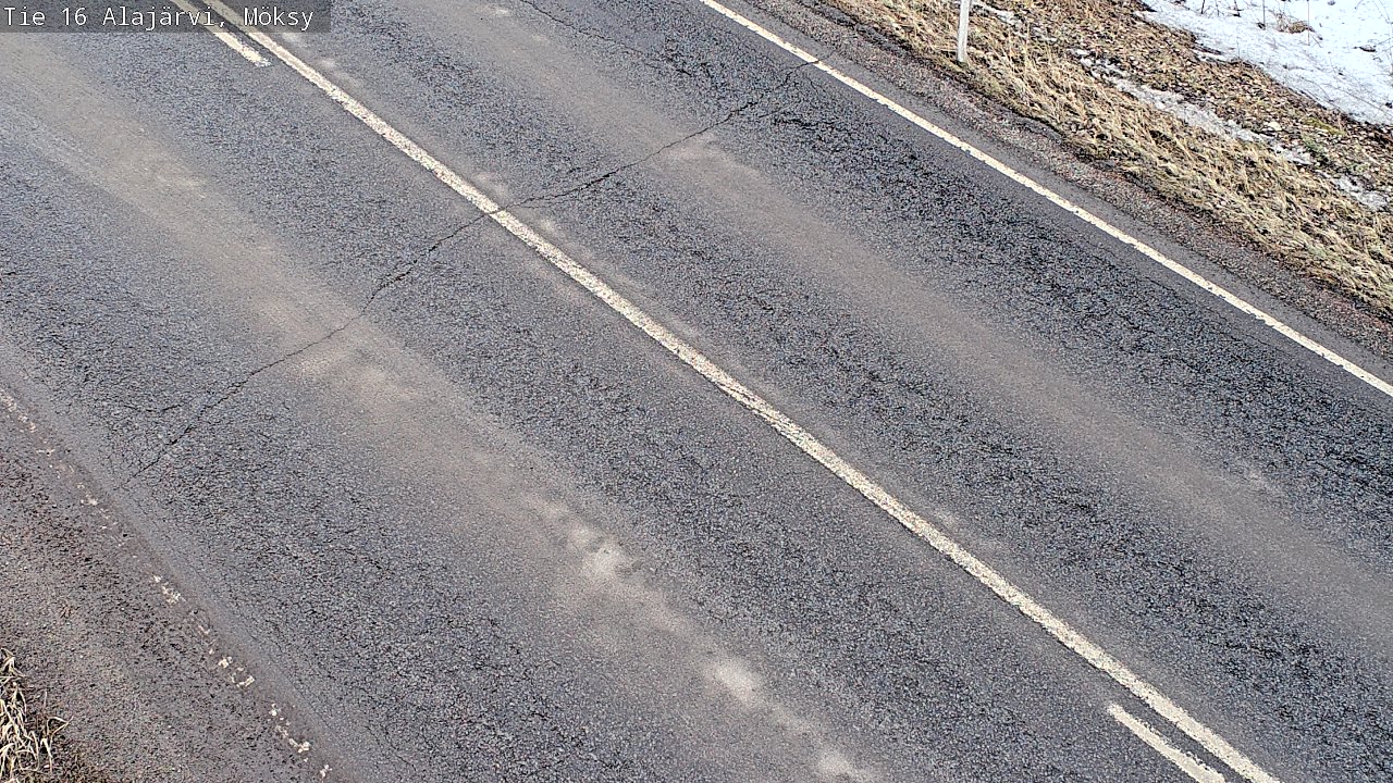 Weather Camera Image Väg 16 Alajärvi, Möksy, Alajärvi, Etelä-Pohjanmaa