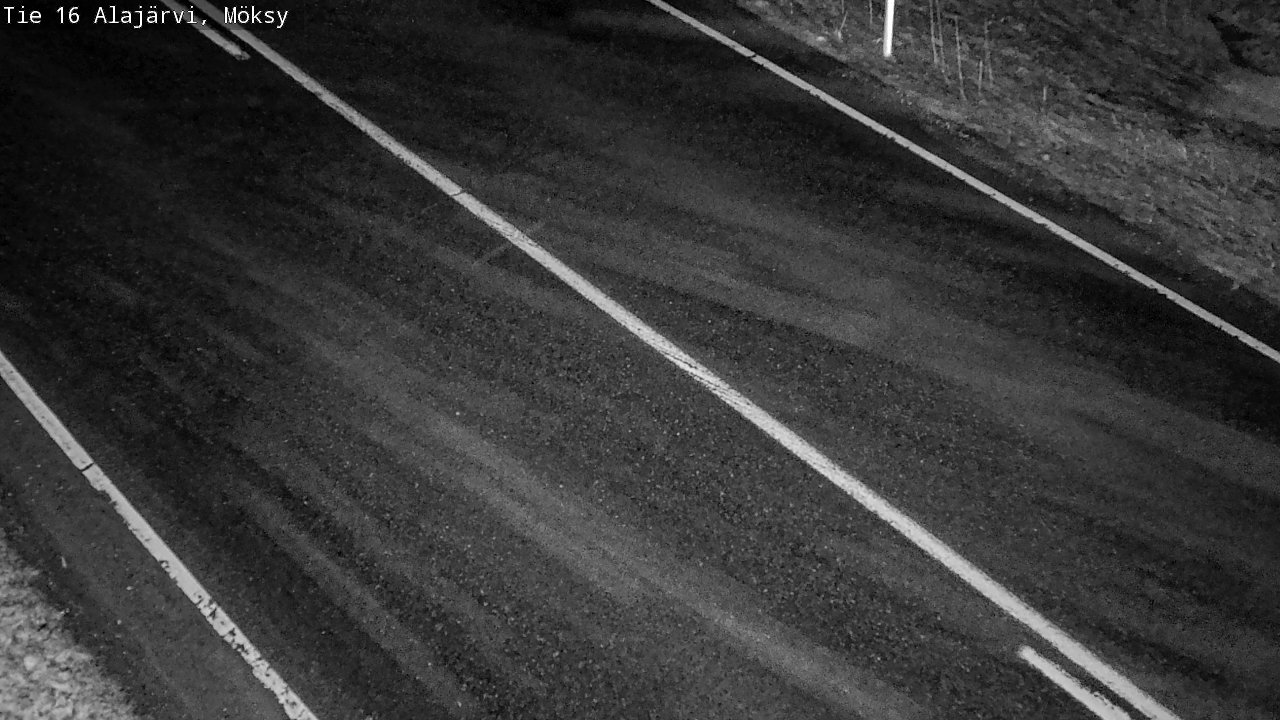 Weather Camera Image Road 16 Alajärvi, Möksy, Alajärvi, Etelä-Pohjanmaa