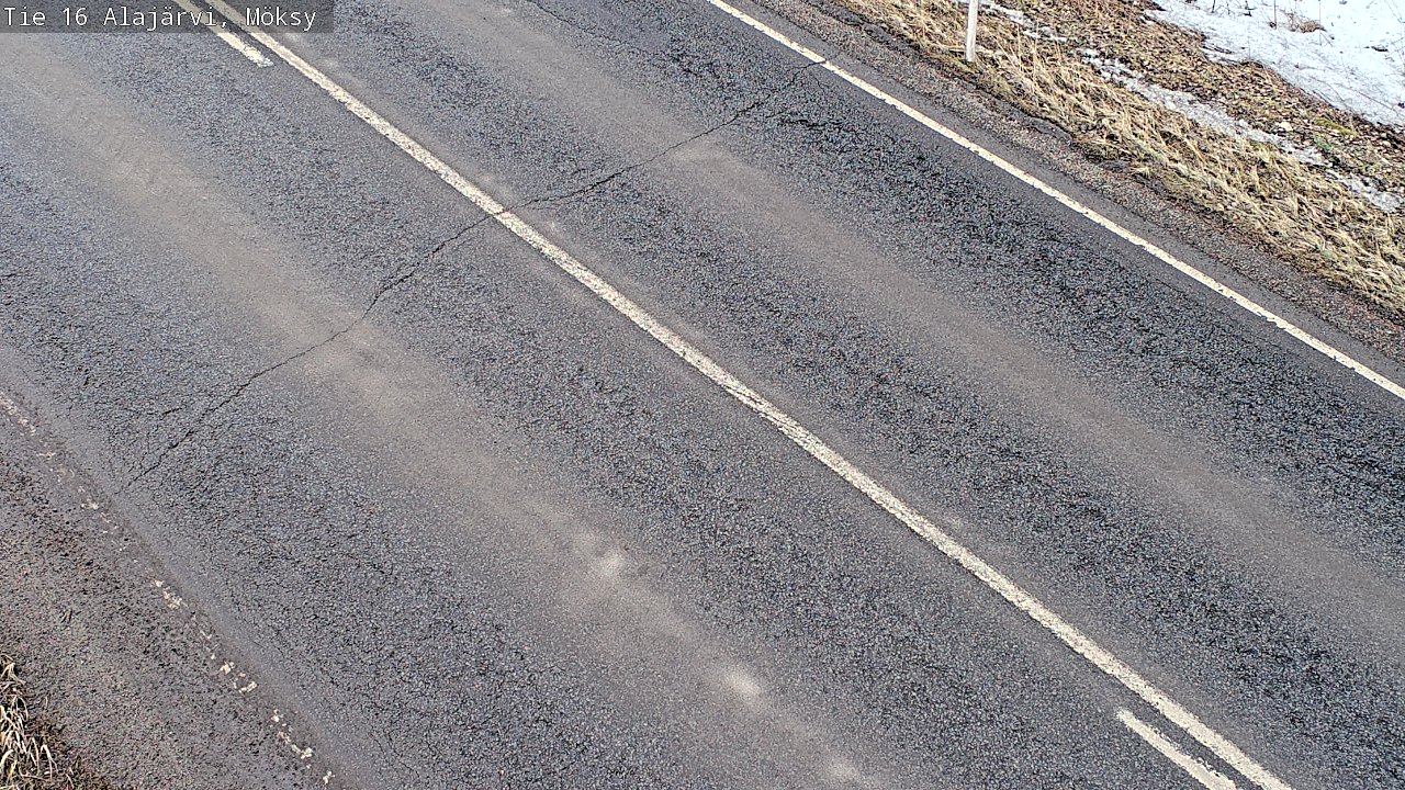 Weather Camera Image Väg 16 Alajärvi, Möksy, Alajärvi, Etelä-Pohjanmaa