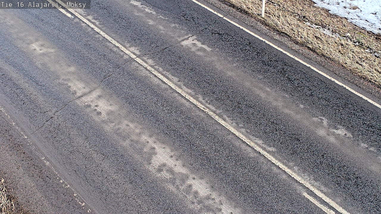 Weather Camera Image Väg 16 Alajärvi, Möksy, Alajärvi, Etelä-Pohjanmaa