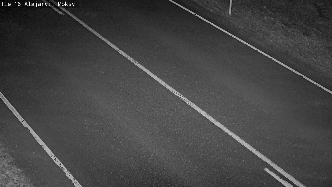 Weather Camera Image Road 16 Alajärvi, Möksy, Alajärvi, Etelä-Pohjanmaa