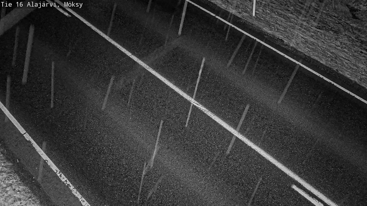 Weather Camera Image Road 16 Alajärvi, Möksy, Alajärvi, Etelä-Pohjanmaa