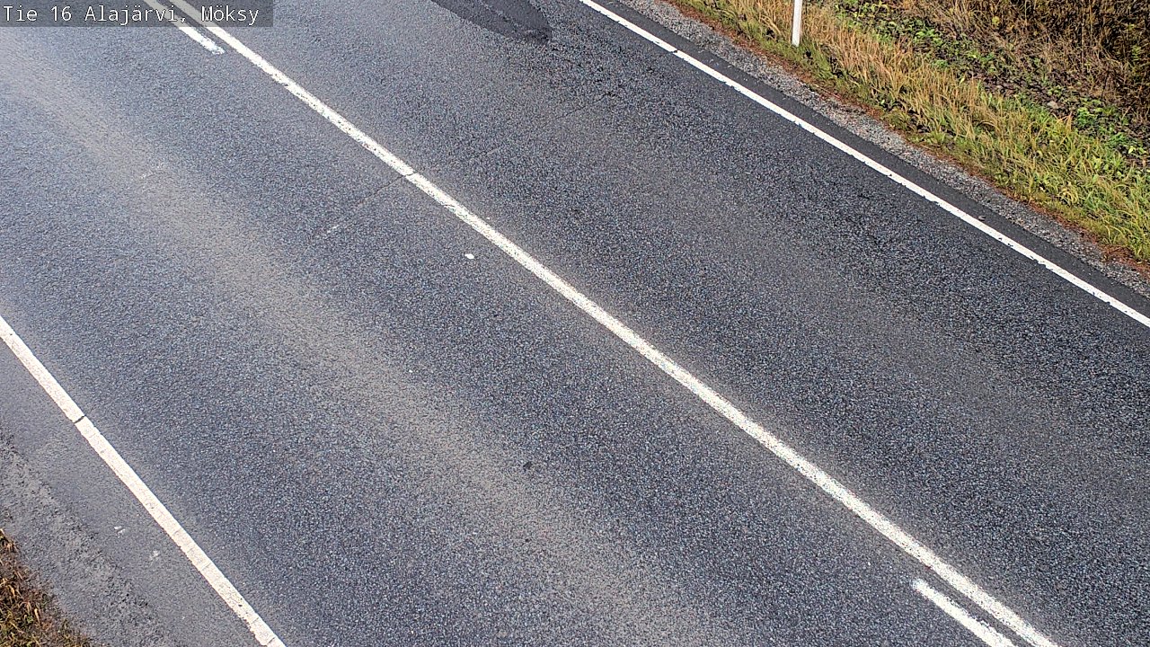 Weather Camera Image Väg 16 Alajärvi, Möksy, Alajärvi, Etelä-Pohjanmaa