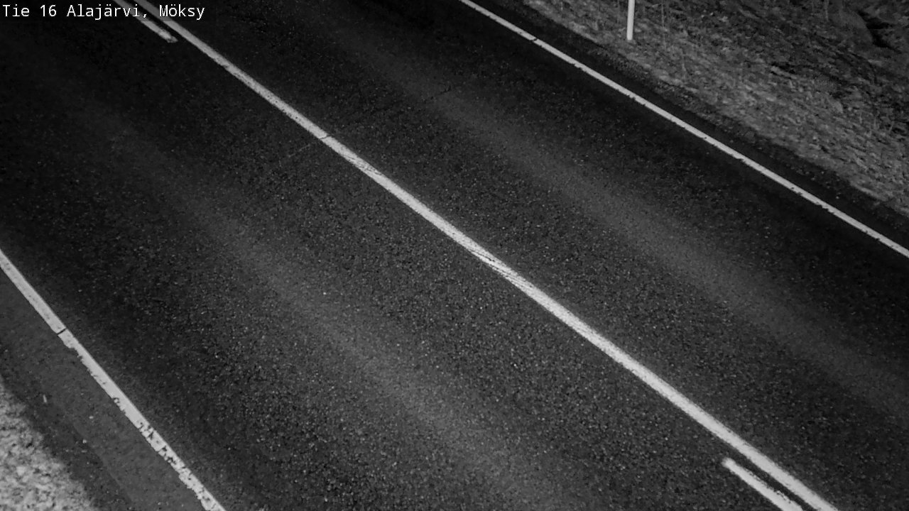 Weather Camera Image Road 16 Alajärvi, Möksy, Alajärvi, Etelä-Pohjanmaa