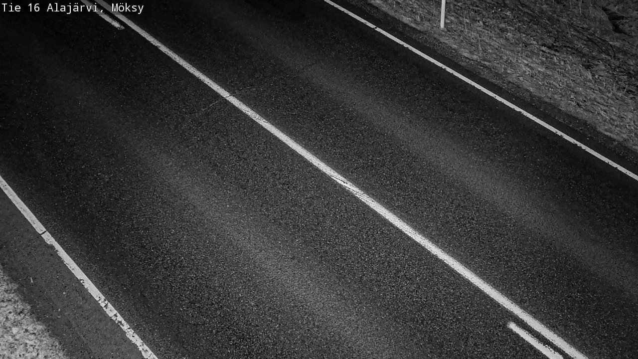 Weather Camera Image Road 16 Alajärvi, Möksy, Alajärvi, Etelä-Pohjanmaa