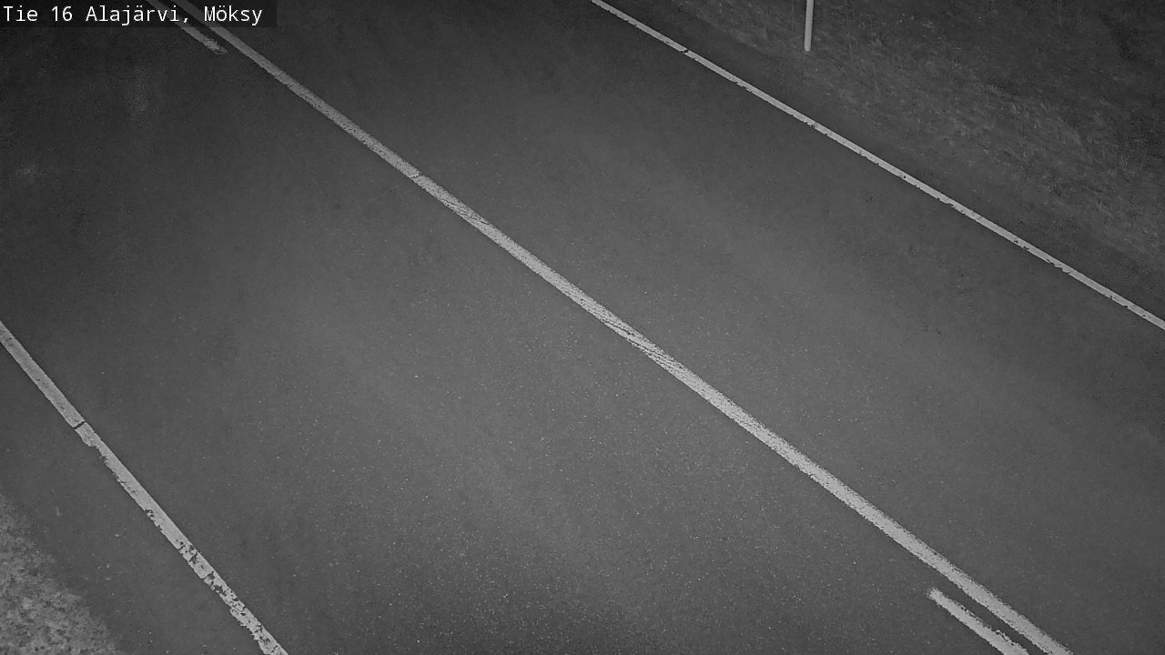 Weather Camera Image Road 16 Alajärvi, Möksy, Alajärvi, Etelä-Pohjanmaa