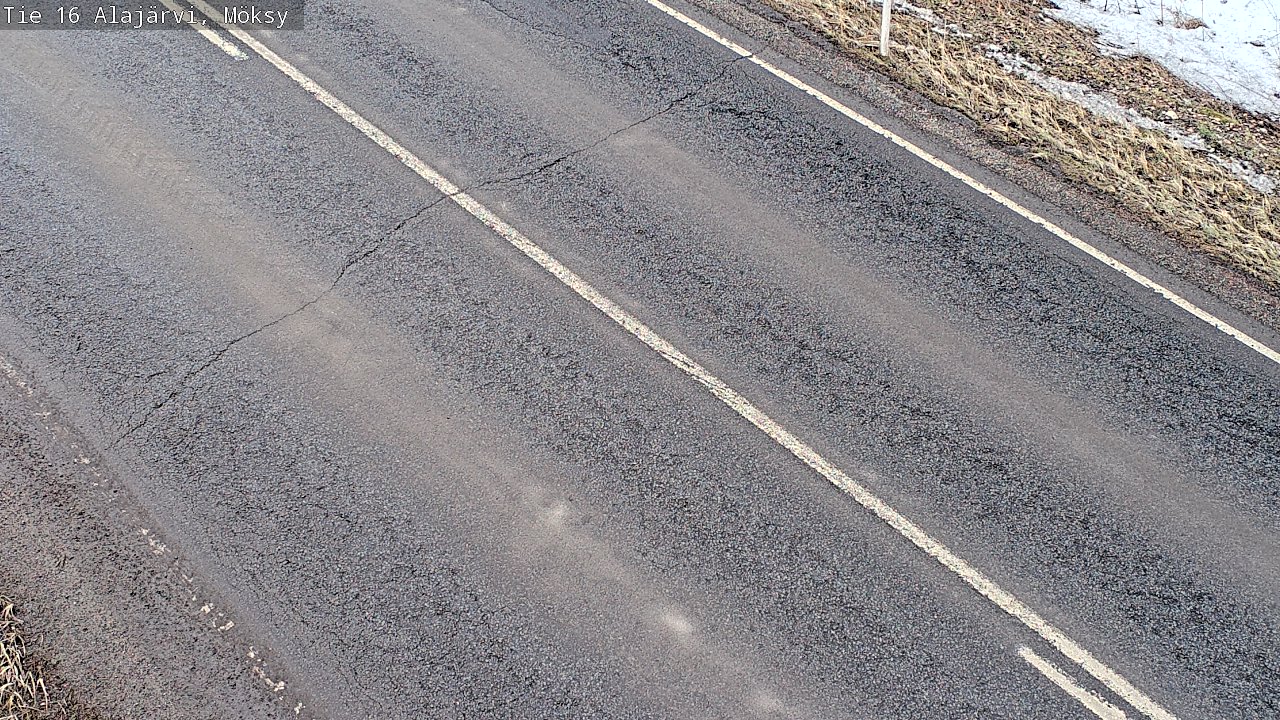 Weather Camera Image Väg 16 Alajärvi, Möksy, Alajärvi, Etelä-Pohjanmaa