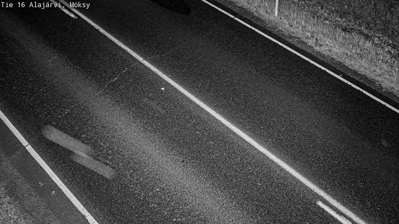 Weather Camera Image Road 16 Alajärvi, Möksy, Alajärvi, Etelä-Pohjanmaa
