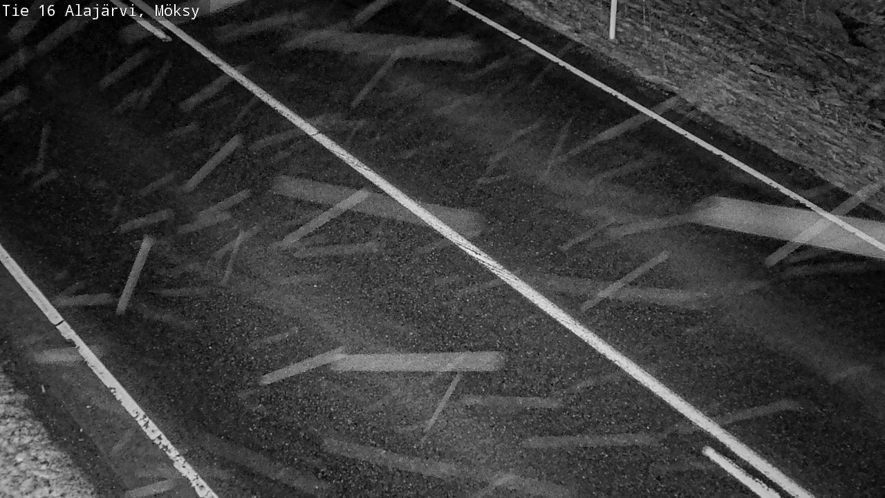 Weather Camera Image Road 16 Alajärvi, Möksy, Alajärvi, Etelä-Pohjanmaa