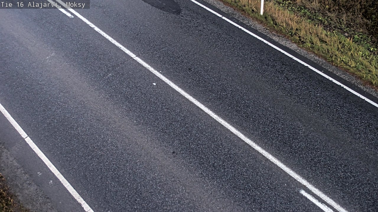 Weather Camera Image Väg 16 Alajärvi, Möksy, Alajärvi, Etelä-Pohjanmaa