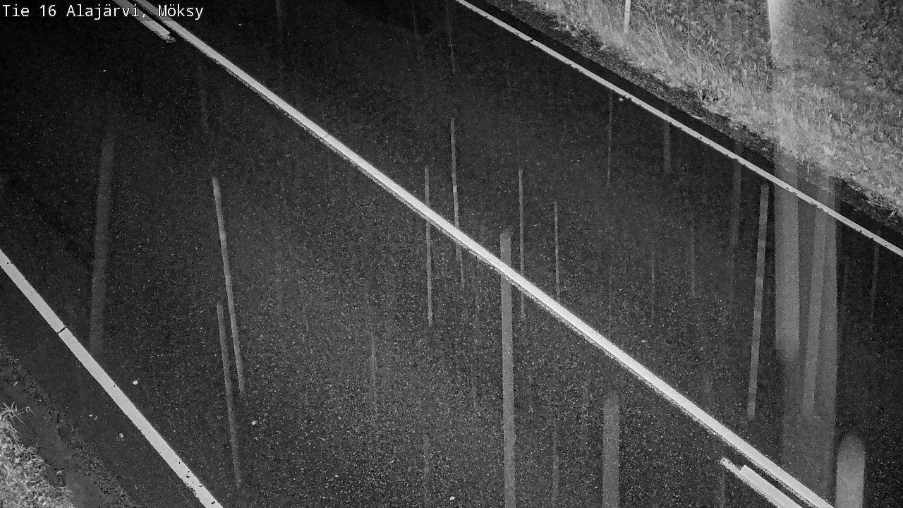 Weather Camera Image Road 16 Alajärvi, Möksy, Alajärvi, Etelä-Pohjanmaa