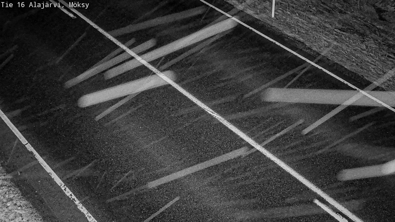 Weather Camera Image Road 16 Alajärvi, Möksy, Alajärvi, Etelä-Pohjanmaa