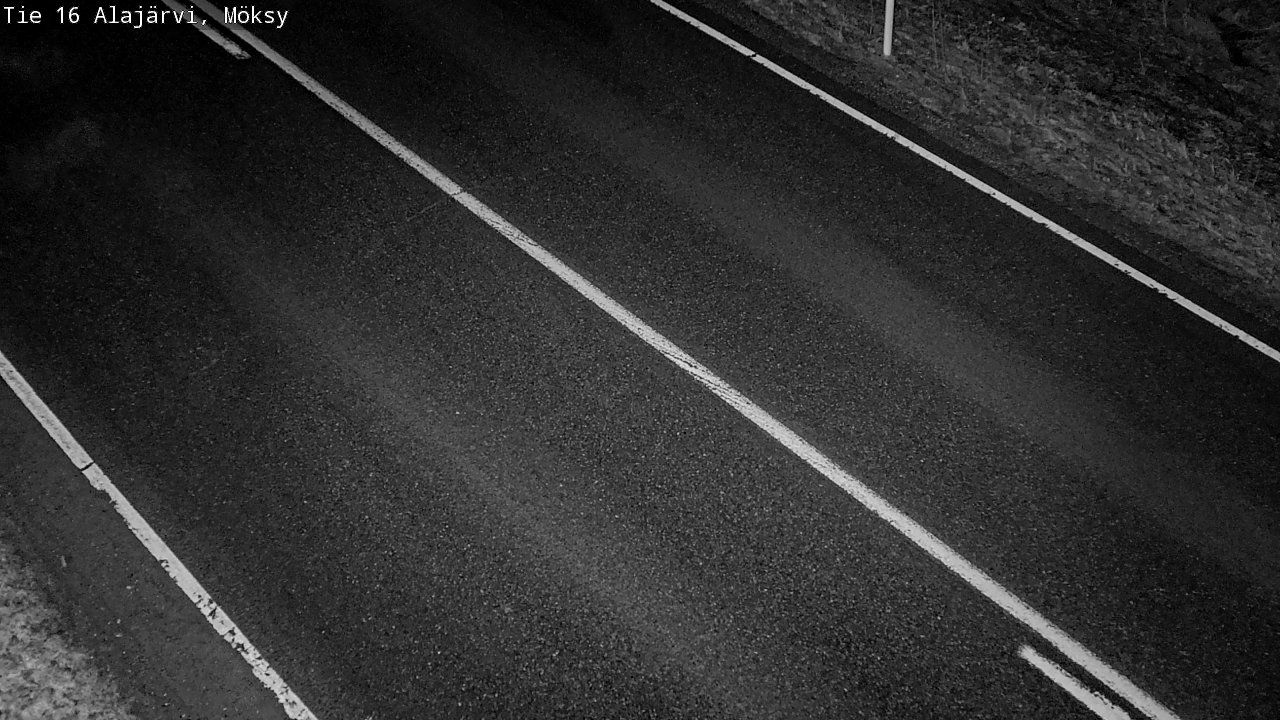 Weather Camera Image Road 16 Alajärvi, Möksy, Alajärvi, Etelä-Pohjanmaa
