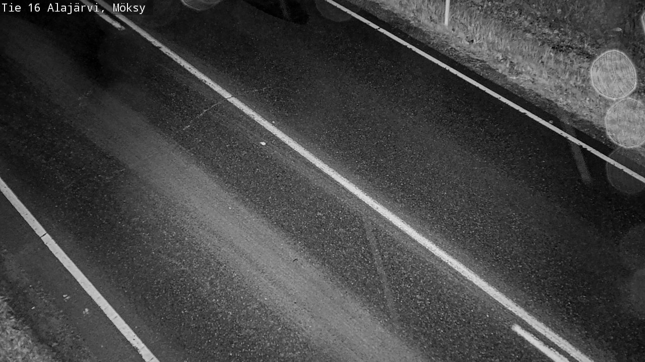 Weather Camera Image Väg 16 Alajärvi, Möksy, Alajärvi, Etelä-Pohjanmaa