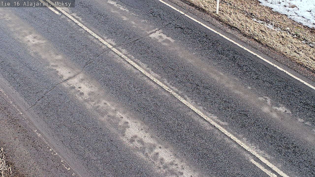 Weather Camera Image Väg 16 Alajärvi, Möksy, Alajärvi, Etelä-Pohjanmaa