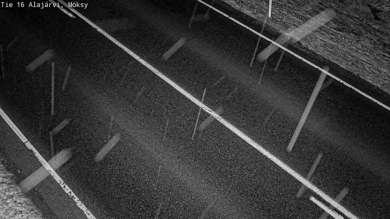 Weather Camera Image Road 16 Alajärvi, Möksy, Alajärvi, Etelä-Pohjanmaa
