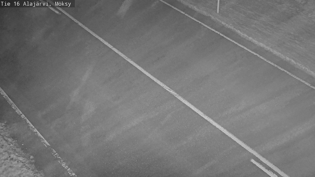 Weather Camera Image Väg 16 Alajärvi, Möksy, Alajärvi, Etelä-Pohjanmaa