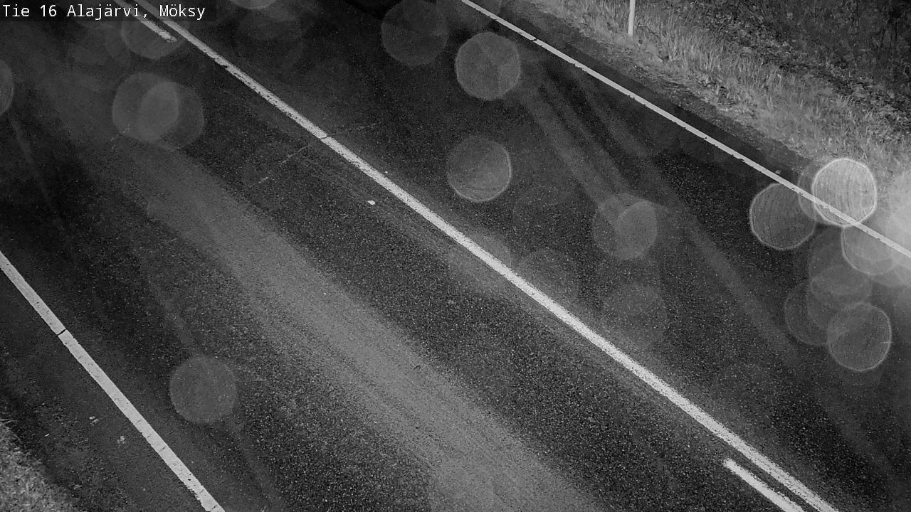 Weather Camera Image Väg 16 Alajärvi, Möksy, Alajärvi, Etelä-Pohjanmaa