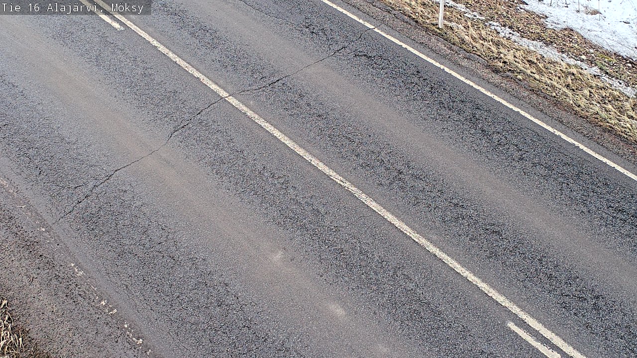 Weather Camera Image Väg 16 Alajärvi, Möksy, Alajärvi, Etelä-Pohjanmaa