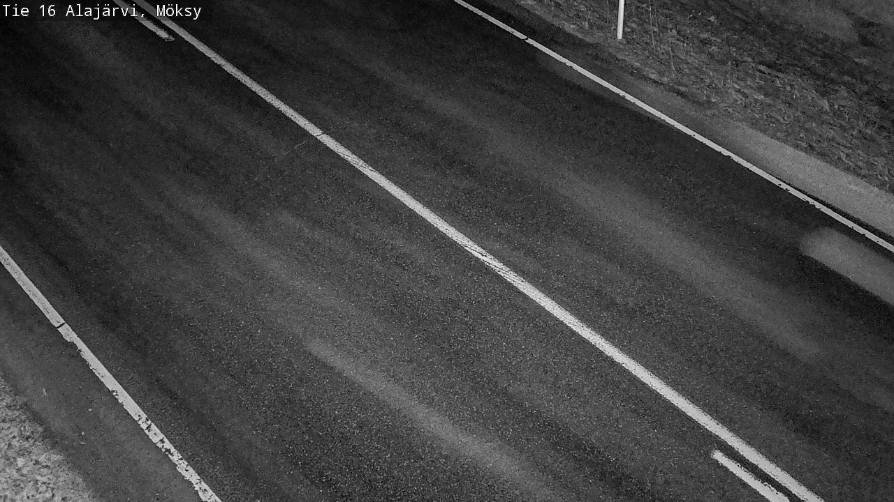Weather Camera Image Road 16 Alajärvi, Möksy, Alajärvi, Etelä-Pohjanmaa