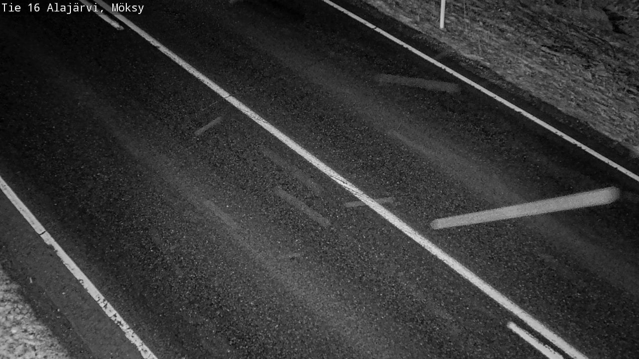 Weather Camera Image Road 16 Alajärvi, Möksy, Alajärvi, Etelä-Pohjanmaa