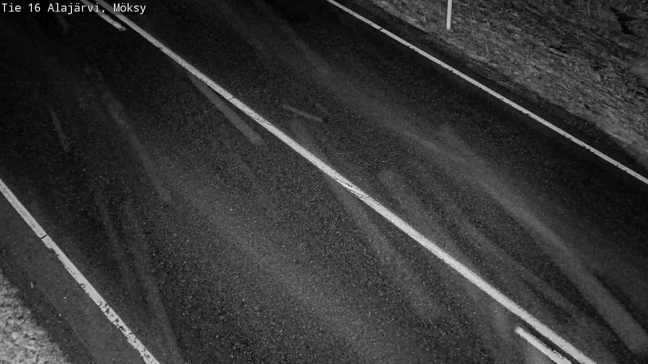 Weather Camera Image Road 16 Alajärvi, Möksy, Alajärvi, Etelä-Pohjanmaa
