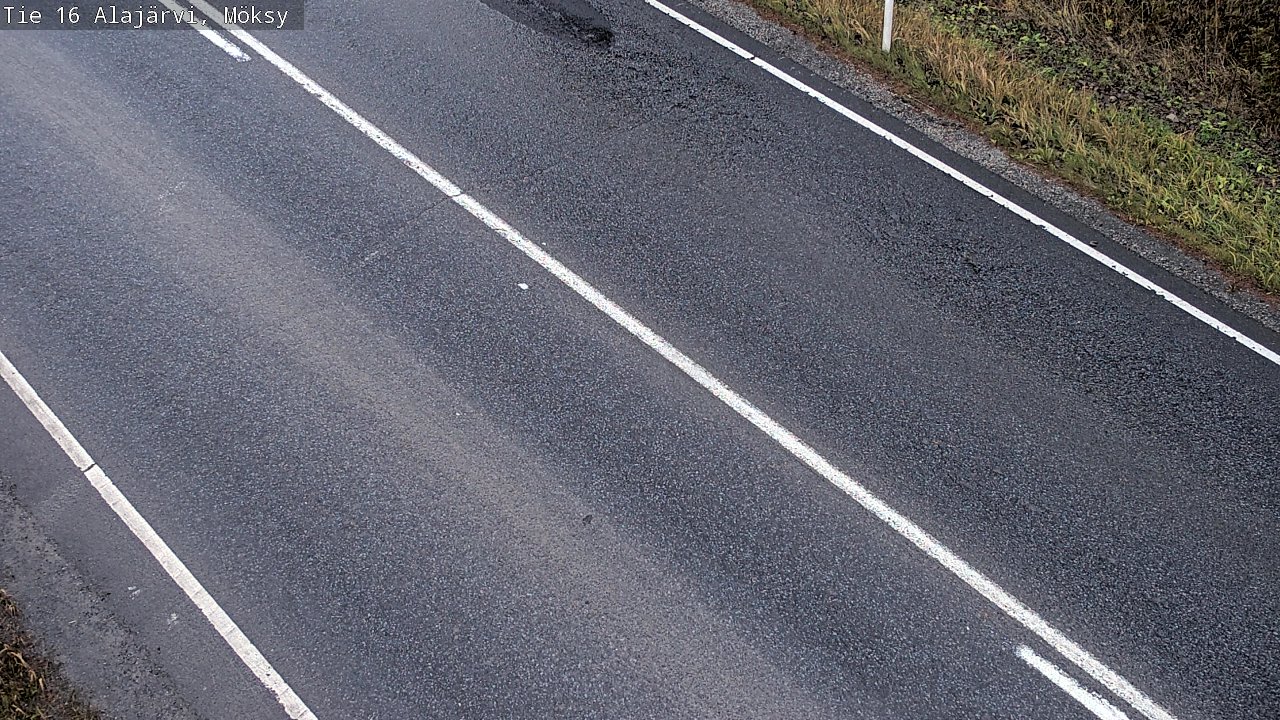 Weather Camera Image Väg 16 Alajärvi, Möksy, Alajärvi, Etelä-Pohjanmaa