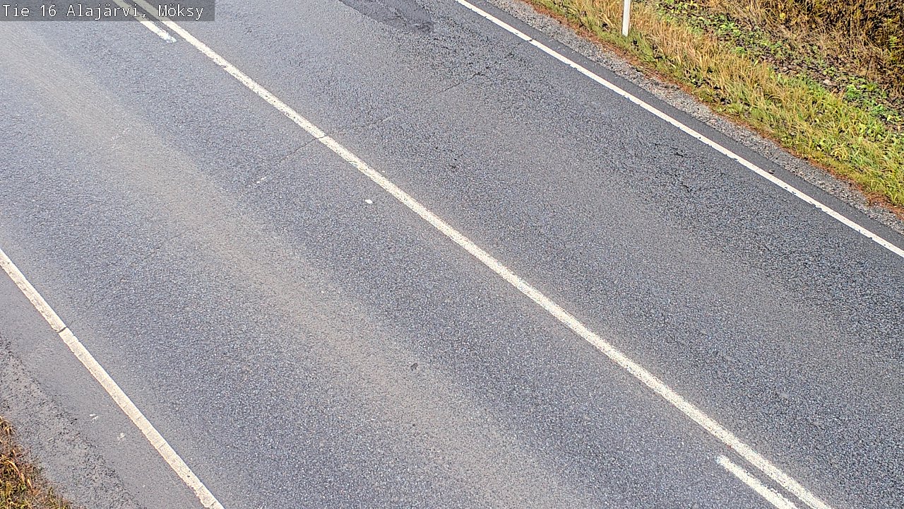 Weather Camera Image Väg 16 Alajärvi, Möksy, Alajärvi, Etelä-Pohjanmaa