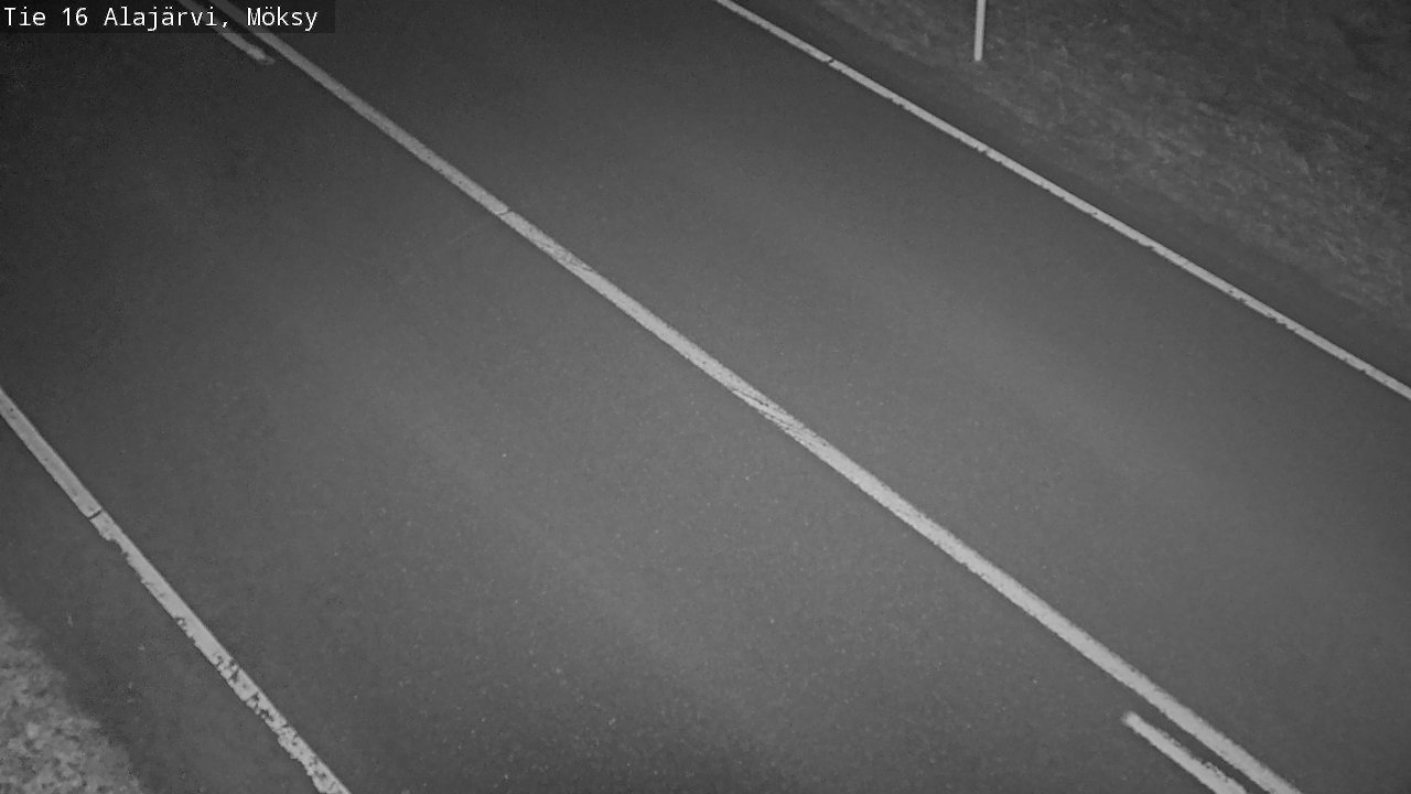 Weather Camera Image Road 16 Alajärvi, Möksy, Alajärvi, Etelä-Pohjanmaa