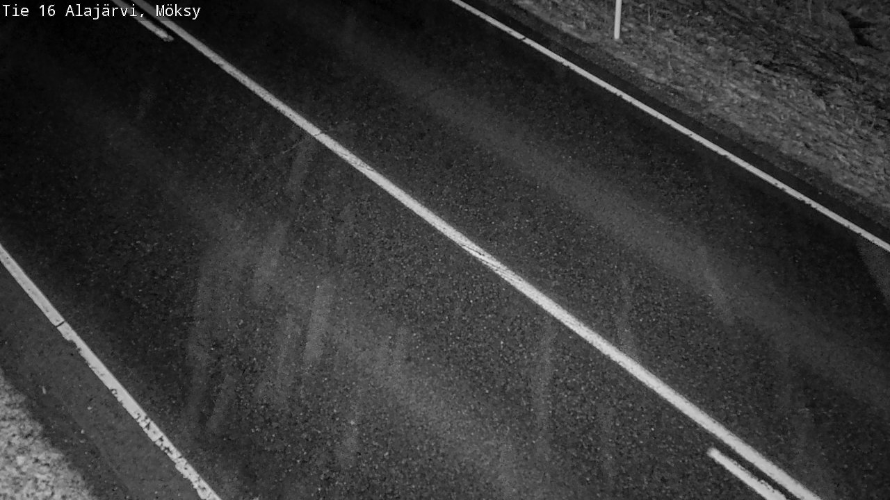 Weather Camera Image Road 16 Alajärvi, Möksy, Alajärvi, Etelä-Pohjanmaa