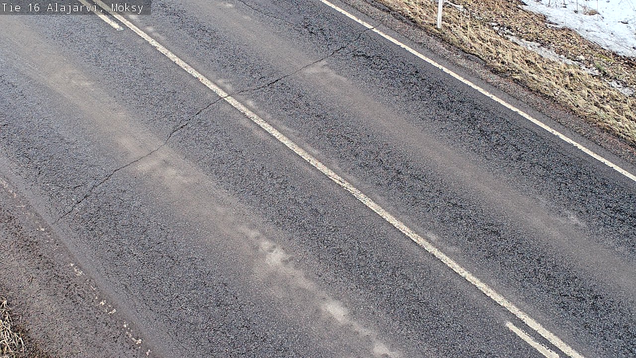 Weather Camera Image Väg 16 Alajärvi, Möksy, Alajärvi, Etelä-Pohjanmaa
