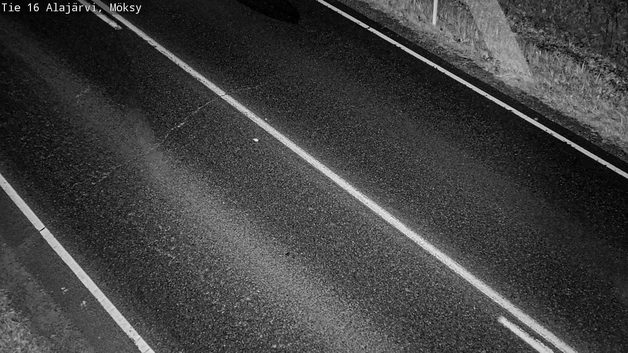 Weather Camera Image Road 16 Alajärvi, Möksy, Alajärvi, Etelä-Pohjanmaa