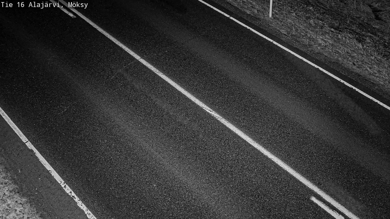 Weather Camera Image Road 16 Alajärvi, Möksy, Alajärvi, Etelä-Pohjanmaa