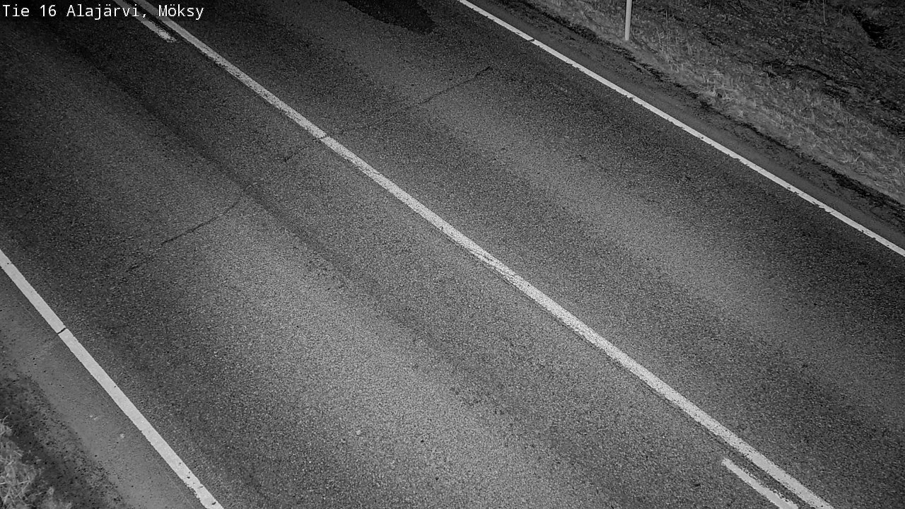 Weather Camera Image Road 16 Alajärvi, Möksy, Alajärvi, Etelä-Pohjanmaa