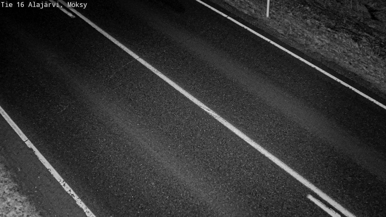 Weather Camera Image Road 16 Alajärvi, Möksy, Alajärvi, Etelä-Pohjanmaa