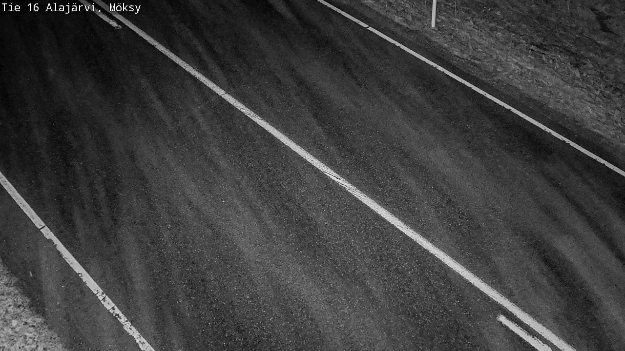 Weather Camera Image Road 16 Alajärvi, Möksy, Alajärvi, Etelä-Pohjanmaa