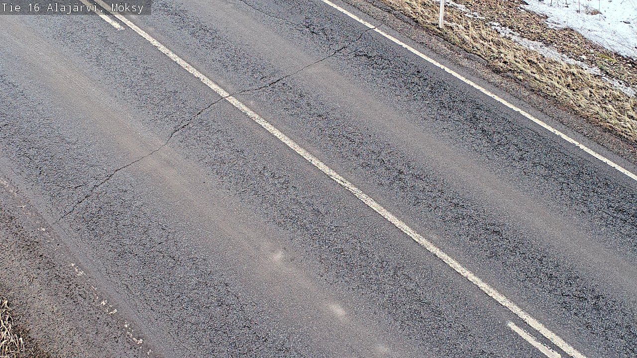 Weather Camera Image Väg 16 Alajärvi, Möksy, Alajärvi, Etelä-Pohjanmaa